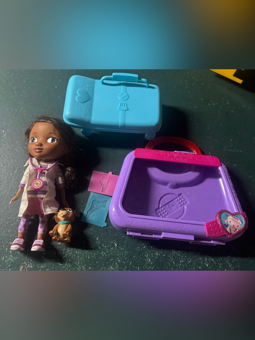 Doc McStuffins Doll and Dog with some accessories